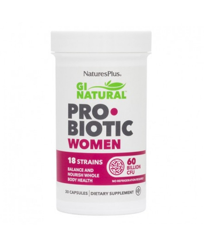 Nature's Plus Gi Natural Probiotic Women 30caps
